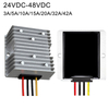 24VDC-ээс 48VDC 3А-аас 42А хүртэл, Гольфын машины хувьд тусгаарлагдаагүй ус нэвтэрдэггүй шаталсан DC-DC хувиргагч