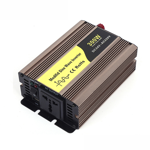 DC12V/24V/48V 300W modifikovan&yacute; s&iacute;nusov&yacute; menič energie do auta