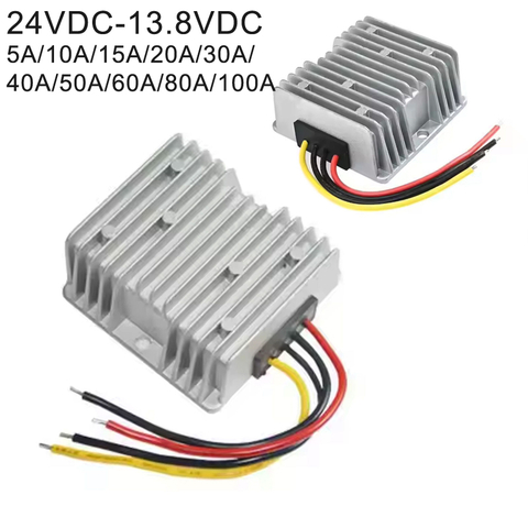24V till 13,8V 5A till 100A DC DC Step Down Buck Converter DC Power Converter