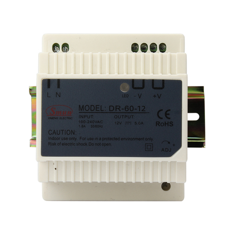 DR-60 60 W Din-kiskon virtal&auml;hde