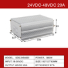 24VDC ወደ 48VDC 3A እስከ 42A ያልተነጠለ ውሃ የማያስተላልፍ ደረጃ ወደላይ የዲሲ-ዲሲ መቀየሪያ ለጎልፍ መኪና