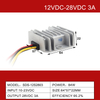 12VDC go 28VDC 3A go 40A Uiscedh&iacute;onach Aschur Aonair Neamh-aonraithe DC-DC Tiontaire do Charr
